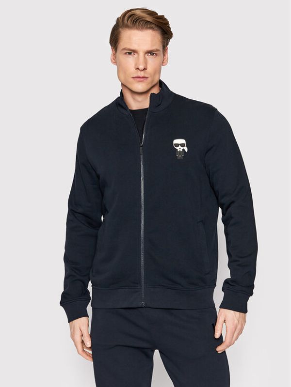 KARL LAGERFELD KARL LAGERFELD Суитшърт Zip 705895 500900 Тъмносин Regular Fit