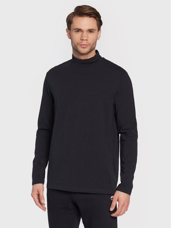 KARL LAGERFELD KARL LAGERFELD Тениска с дълъг ръкав 755031 524221 Тъмносин Slim Fit