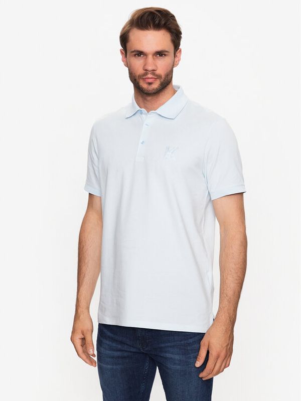 KARL LAGERFELD KARL LAGERFELD Тениска с яка и копчета 745890 532221 Син Regular Fit