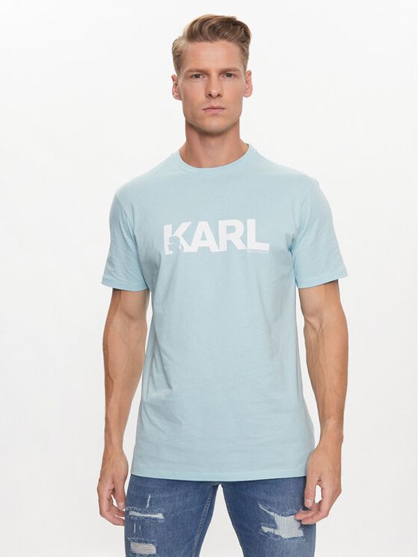 KARL LAGERFELD KARL LAGERFELD Тишърт 230M2211 Син Regular Fit