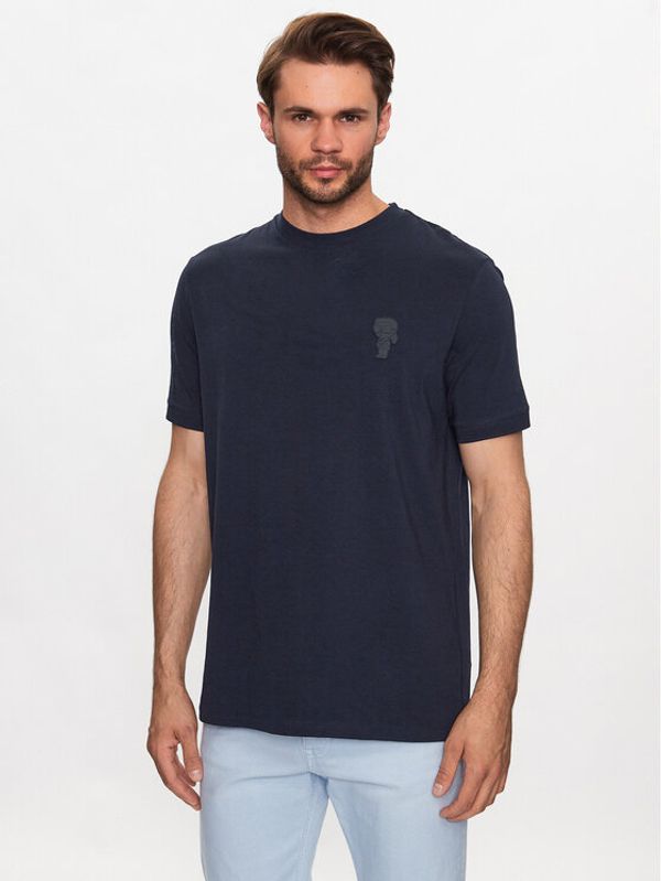 KARL LAGERFELD KARL LAGERFELD Тишърт 755026 532221 Тъмносин Regular Fit