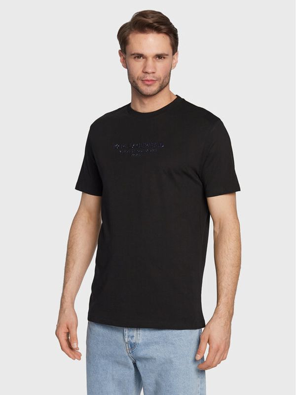 KARL LAGERFELD KARL LAGERFELD Тишърт 755038 524224 Черен Regular Fit