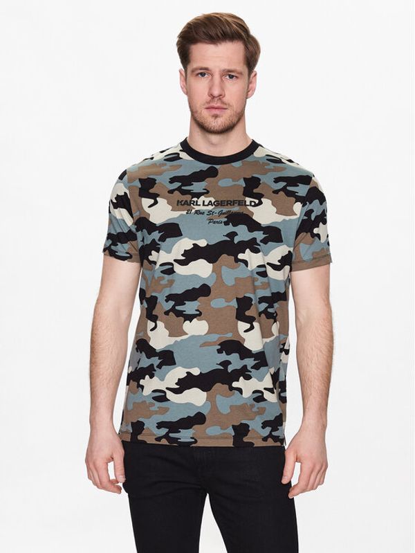 KARL LAGERFELD KARL LAGERFELD Тишърт 755039 532225 Цветен Regular Fit