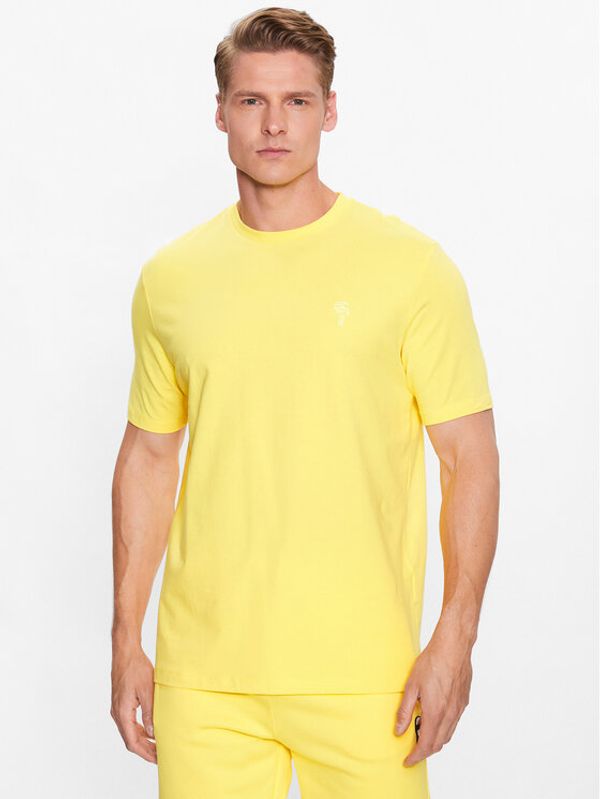 KARL LAGERFELD KARL LAGERFELD Тишърт 755055 532221 Жълт Regular Fit
