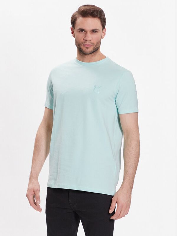 KARL LAGERFELD KARL LAGERFELD Тишърт Crew Neck 755890 532221 Зелен Regular Fit