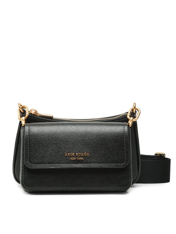 Kate Spade Kate Spade Дамска чанта Double Up Crossbody K9997 Черен