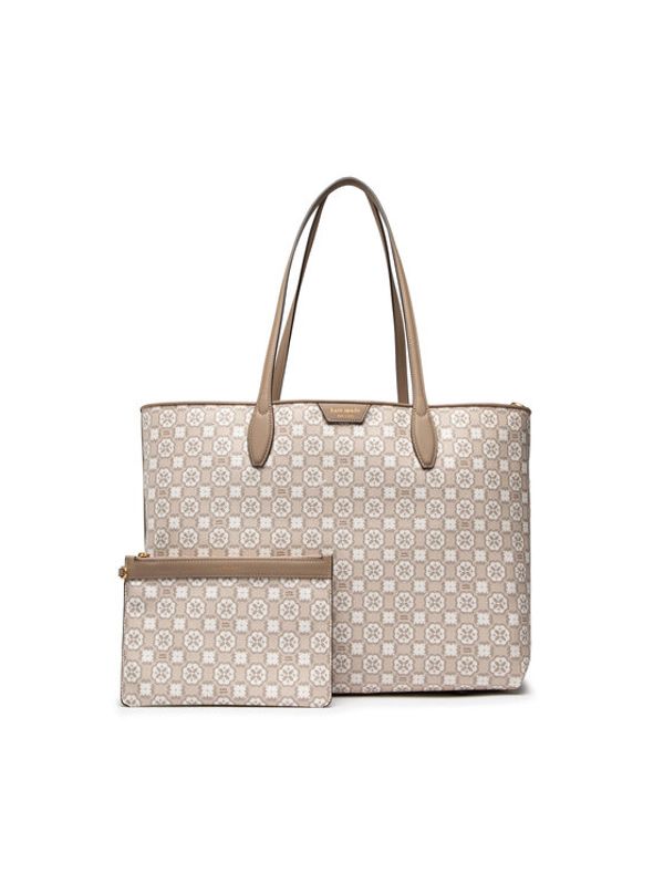Kate Spade Kate Spade Дамска чанта Flower Monogram K9026 Бежов
