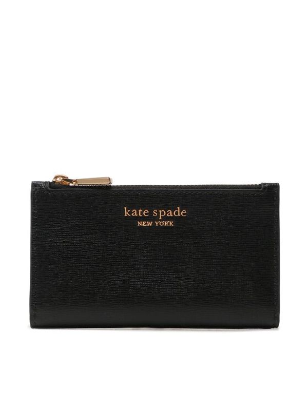 Kate Spade Kate Spade Голям дамски портфейл Monogram K8918 Черен