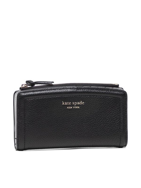 Kate Spade Kate Spade Голям дамски портфейл Zip Slim Wallet K5613 Черен