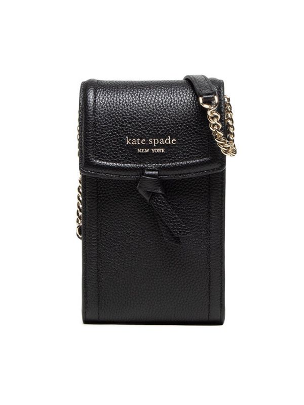 Kate Spade Kate Spade Калъф за телефон Pebbled Leather Ns Crssbdy K6376 Черен
