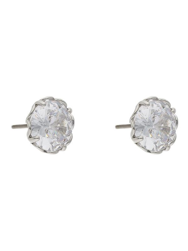 Kate Spade Kate Spade Обици Round Earrings WBRUH472 Сребрист