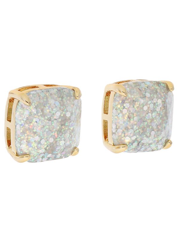 Kate Spade Kate Spade Обици Samll Square Studs WBRUB383 Сребрист