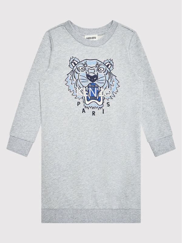 Kenzo Kids Kenzo Kids Ежедневна рокля K12054 Сив Regular Fit