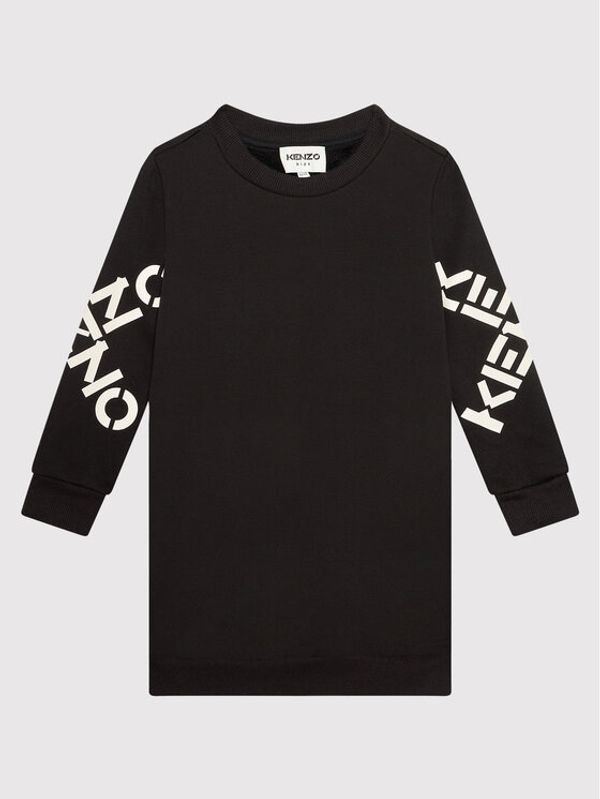 Kenzo Kids Kenzo Kids Ежедневна рокля K12055 Черен Regular Fit