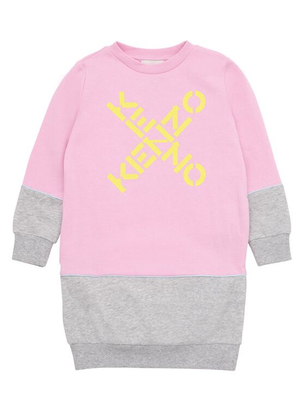 Kenzo Kids Kenzo Kids Ежедневна рокля K12277 Розов Regular Fit