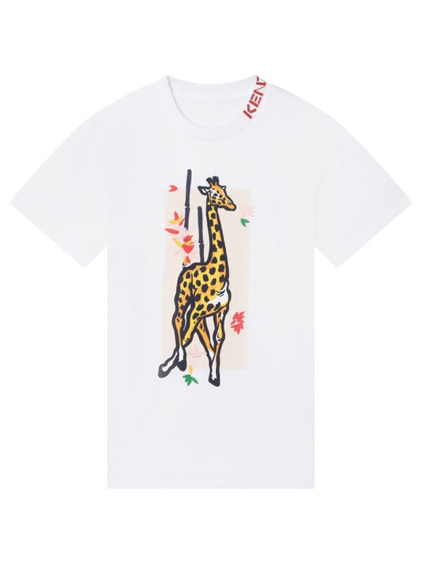 Kenzo Kids Kenzo Kids Ежедневна рокля K12292 S Бял Regular Fit