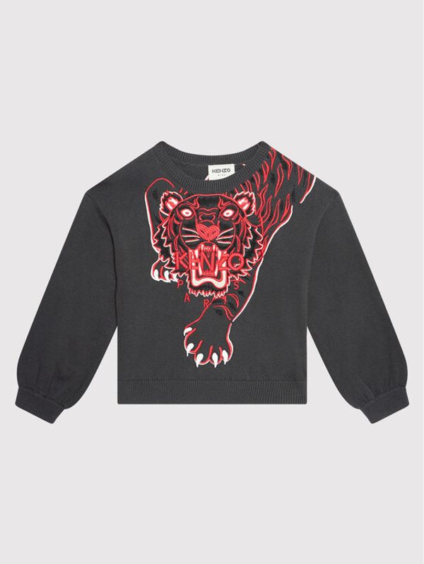 Kenzo Kids Kenzo Kids Пуловер K15123 Сив Regular Fit