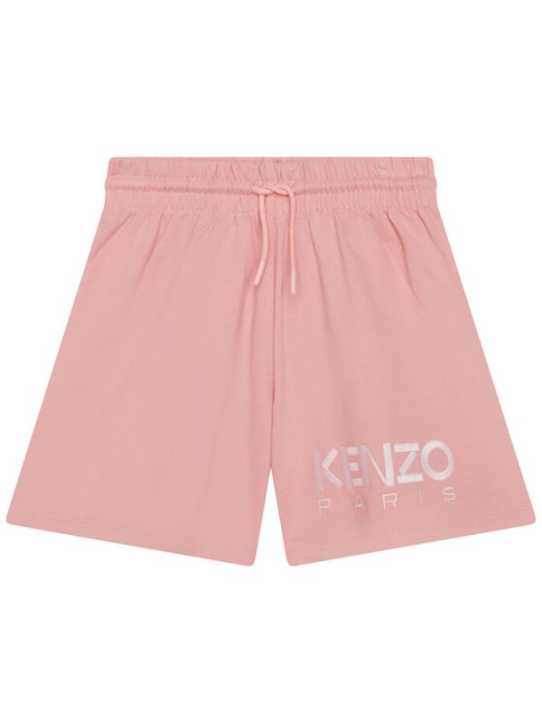 Kenzo Kids Kenzo Kids Шорти от плат K14253 S Розов Regular Fit