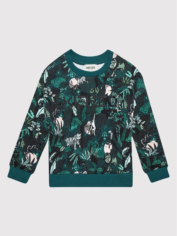 Kenzo Kids Kenzo Kids Суитшърт K15145 Зелен Regular Fit