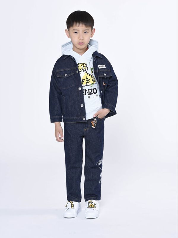 Kenzo Kids Kenzo Kids Суитшърт K25767 S Син Regular Fit