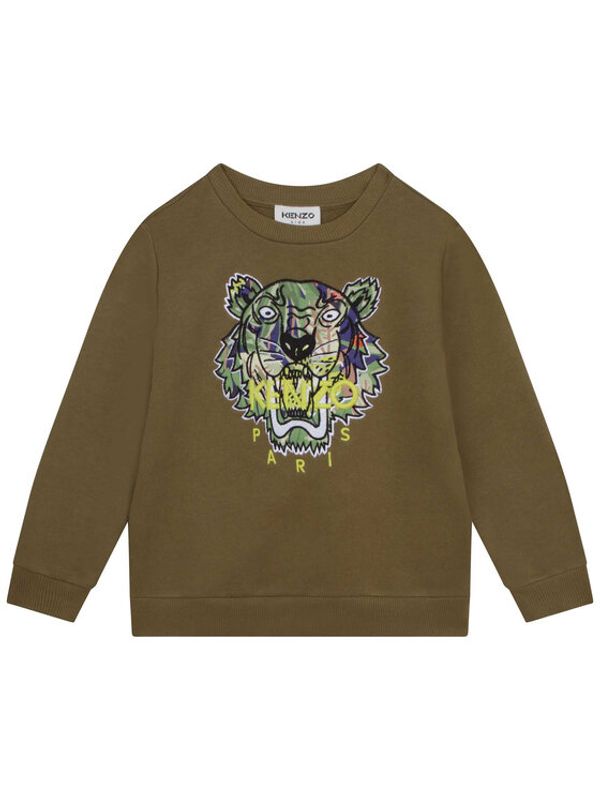 Kenzo Kids Kenzo Kids Суитшърт K25795 S Зелен Regular Fit