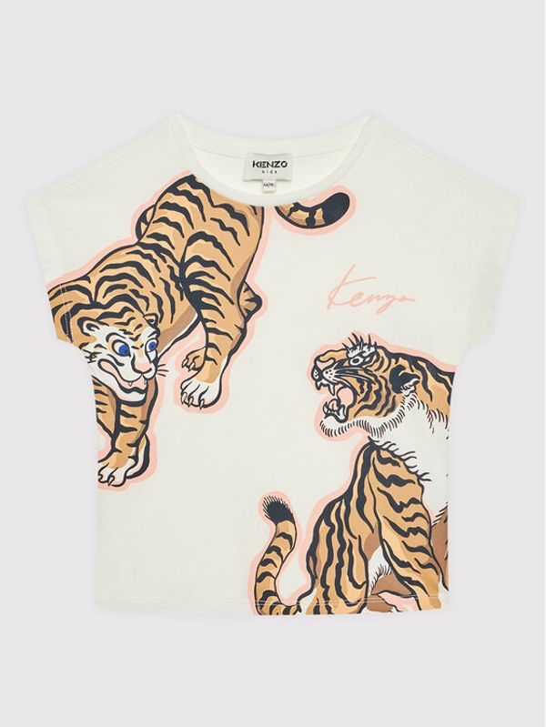 Kenzo Kids Kenzo Kids Тишърт K15482 Бял Regular Fit