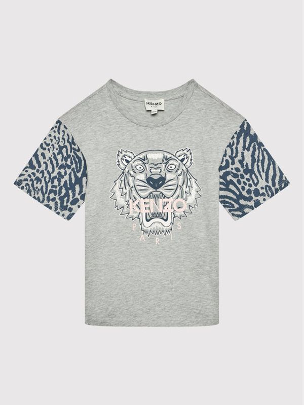 Kenzo Kids Kenzo Kids Тишърт K15491 Сив Regular Fit