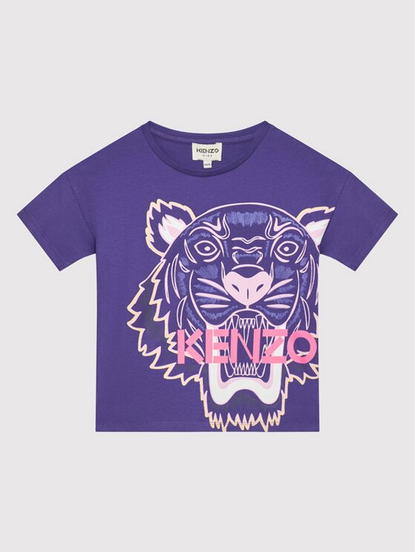 Kenzo Kids Kenzo Kids Тишърт K15550 D Виолетов Regular Fit