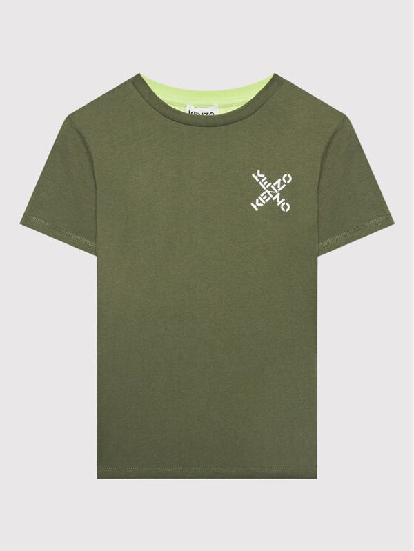 Kenzo Kids Kenzo Kids Тишърт K25680 Зелен Regular Fit