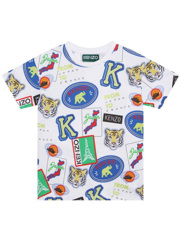 Kenzo Kids Kenzo Kids Тишърт K25784 S Бял Regular Fit