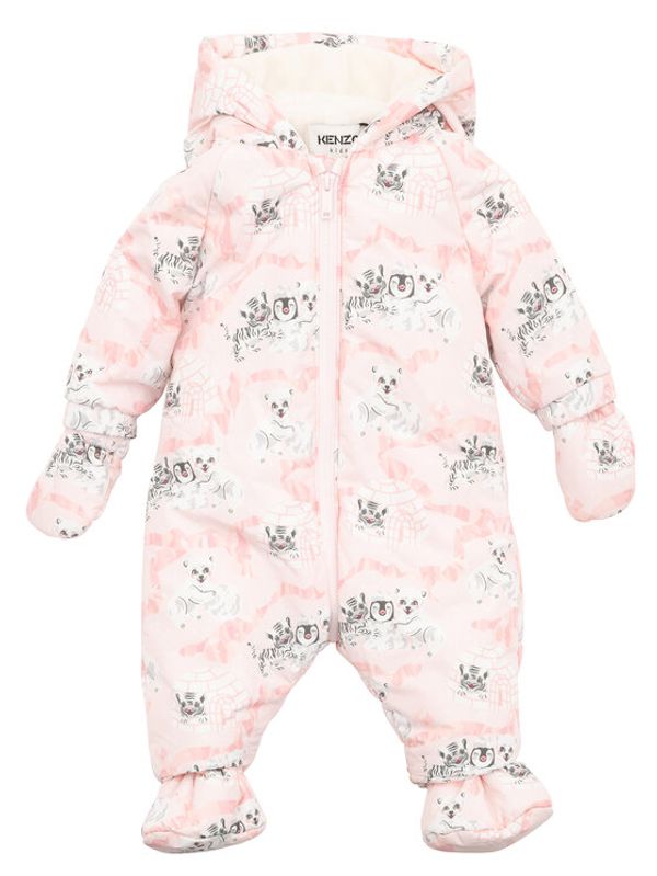 Kenzo Kids Kenzo Kids Зимен детски гащеризон K96005 Розов Regular Fit