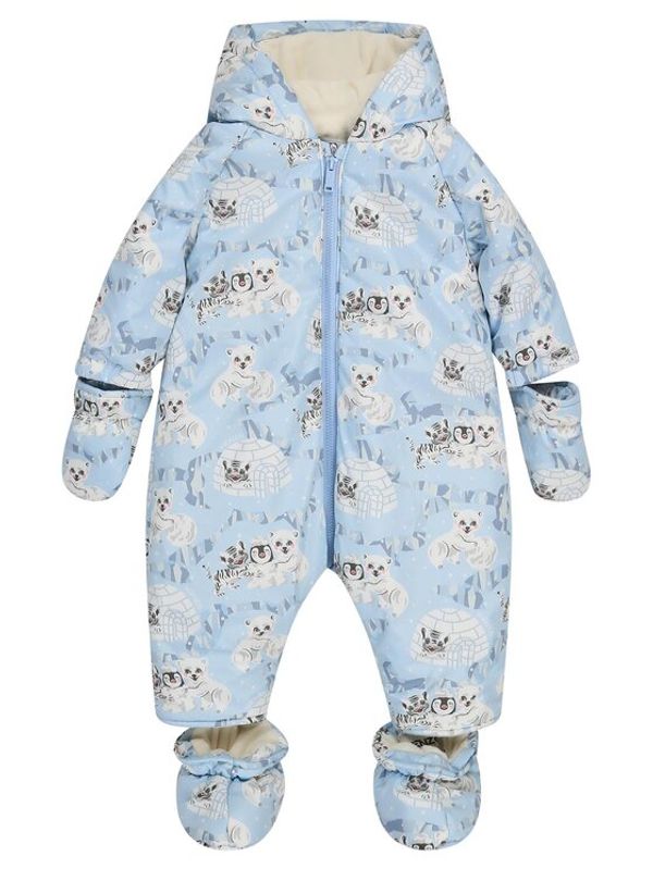 Kenzo Kids Kenzo Kids Зимен детски гащеризон K96006 Син Regular Fit