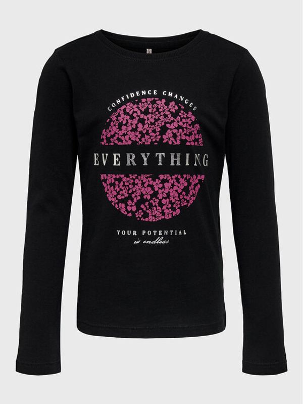 Kids ONLY Kids ONLY Блуза Aria 15279229 Черен Regular Fit