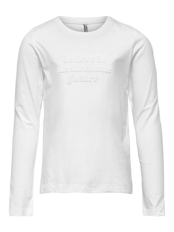 Kids ONLY Kids ONLY Блуза Tenna 15271413 Бял Regular Fit