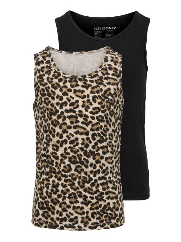 Kids ONLY Kids ONLY Комплект 2 блузи без ръкави Gliga 15244549 Цветен Regular Fit