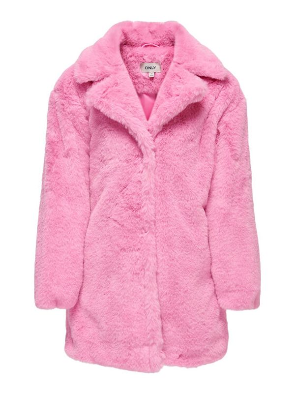 Kids ONLY Kids ONLY Кожено палто Rikke Eveline 15277591 Розов Regular Fit
