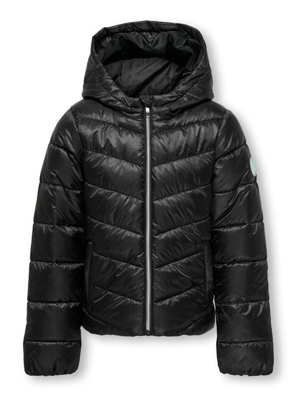 Kids ONLY Kids ONLY Пухено яке 15306418 Черен Regular Fit
