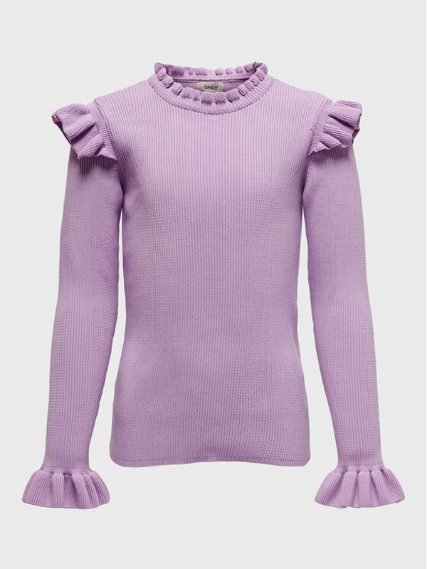Kids ONLY Kids ONLY Пуловер 15241027 Виолетов Regular Fit