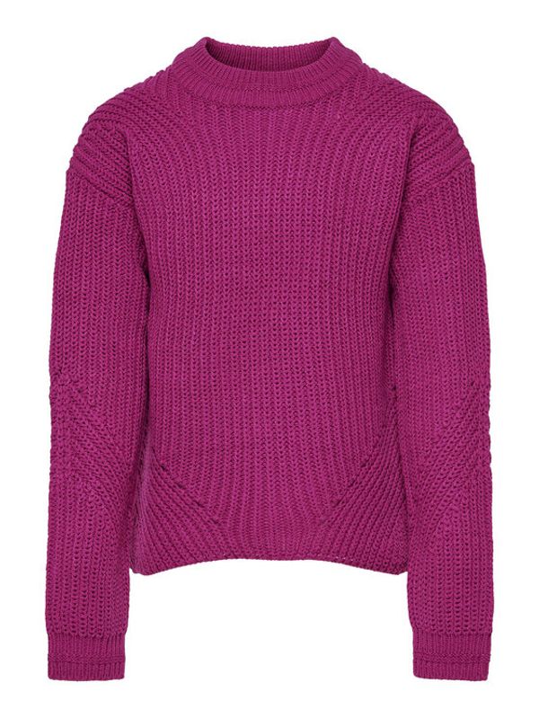 Kids ONLY Kids ONLY Пуловер Griley 15194949 Розов Regular Fit