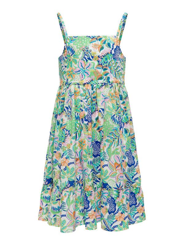 Kids ONLY Kids ONLY Рокля 15292886 Бял Bodycon Fit