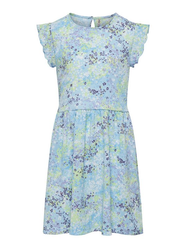 Kids ONLY Kids ONLY Рокля 15294744 Зелен Regular Fit