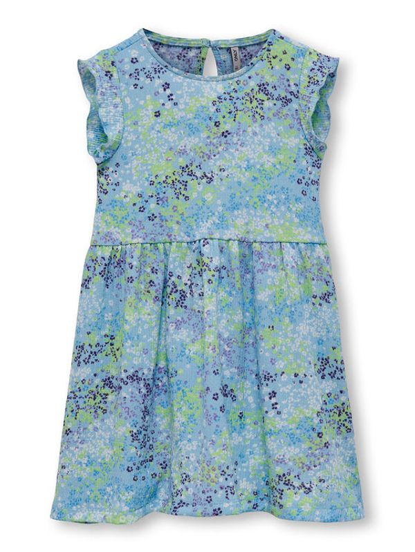 Kids ONLY Kids ONLY Рокля 15294745 Зелен Regular Fit