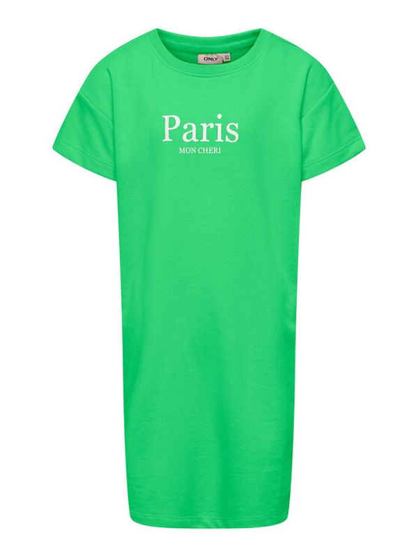 Kids ONLY Kids ONLY Рокля 15295269 Зелен Regular Fit