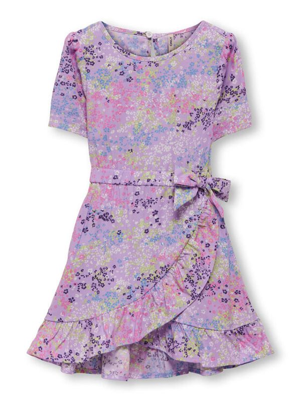 Kids ONLY Kids ONLY Рокля 15296796 Виолетов Regular Fit