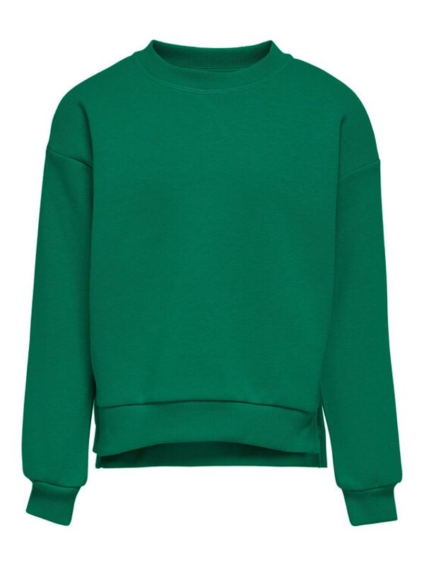 Kids ONLY Kids ONLY Суитшърт Every Life 15236429 Зелен Regular Fit