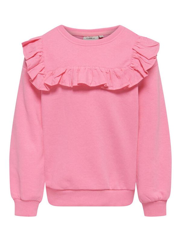 Kids ONLY Kids ONLY Суитшърт Felia 15275359 Розов Regular Fit