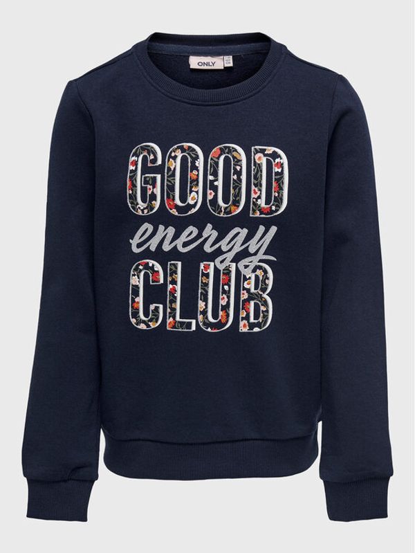 Kids ONLY Kids ONLY Суитшърт Lena 15287002 Тъмносин Regular Fit