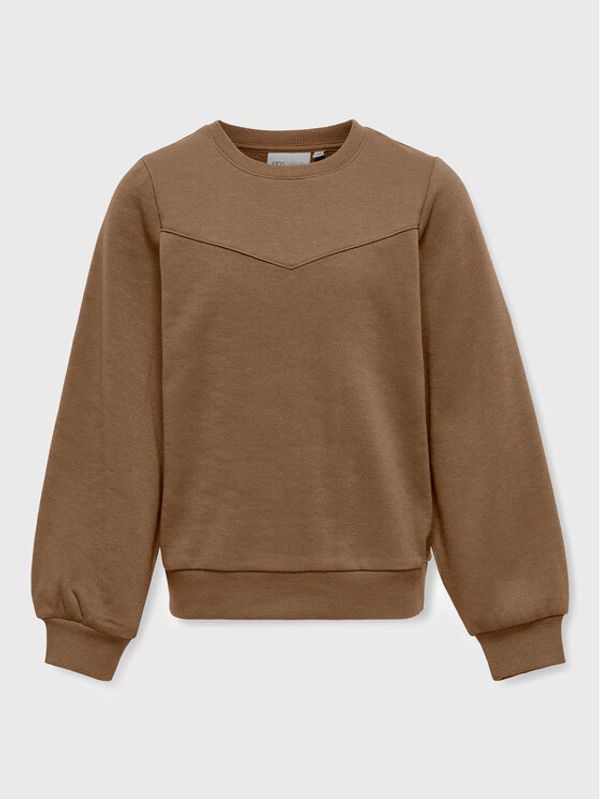 Kids ONLY Kids ONLY Суитшърт Miami 15269947 Бежов Regular Fit