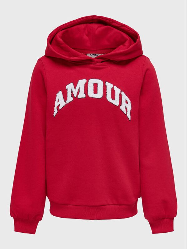 Kids ONLY Kids ONLY Суитшърт Noomi 15285959 Червен Regular Fit