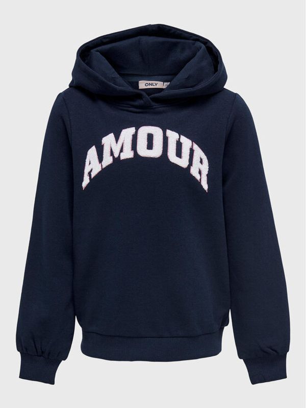 Kids ONLY Kids ONLY Суитшърт Noomi 15285959 Тъмносин Regular Fit